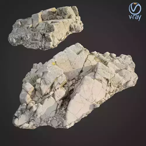 3d scanned rock cliff G2