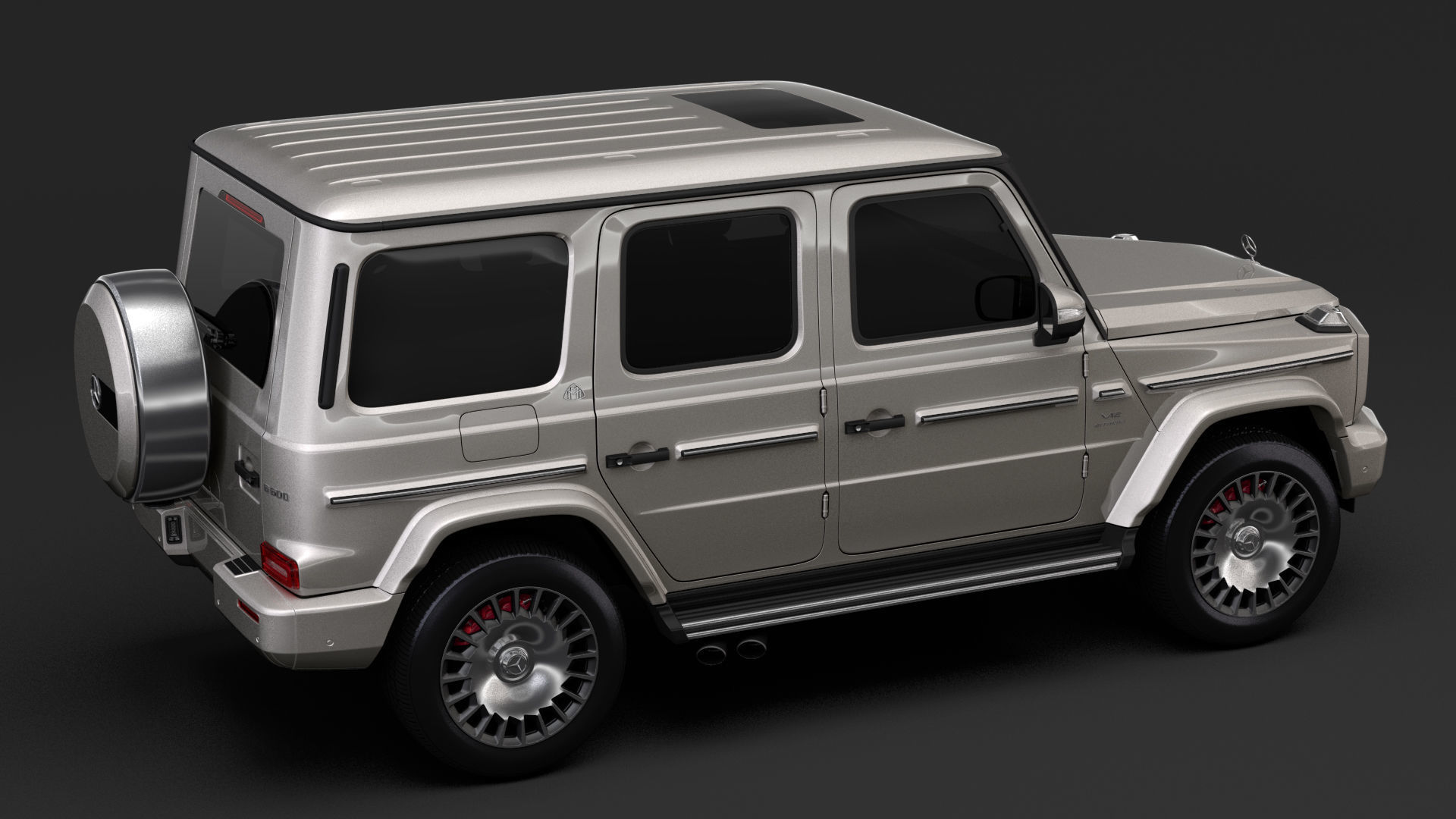 Mercedes Maybach G 600 W464 2019 3D model_8
