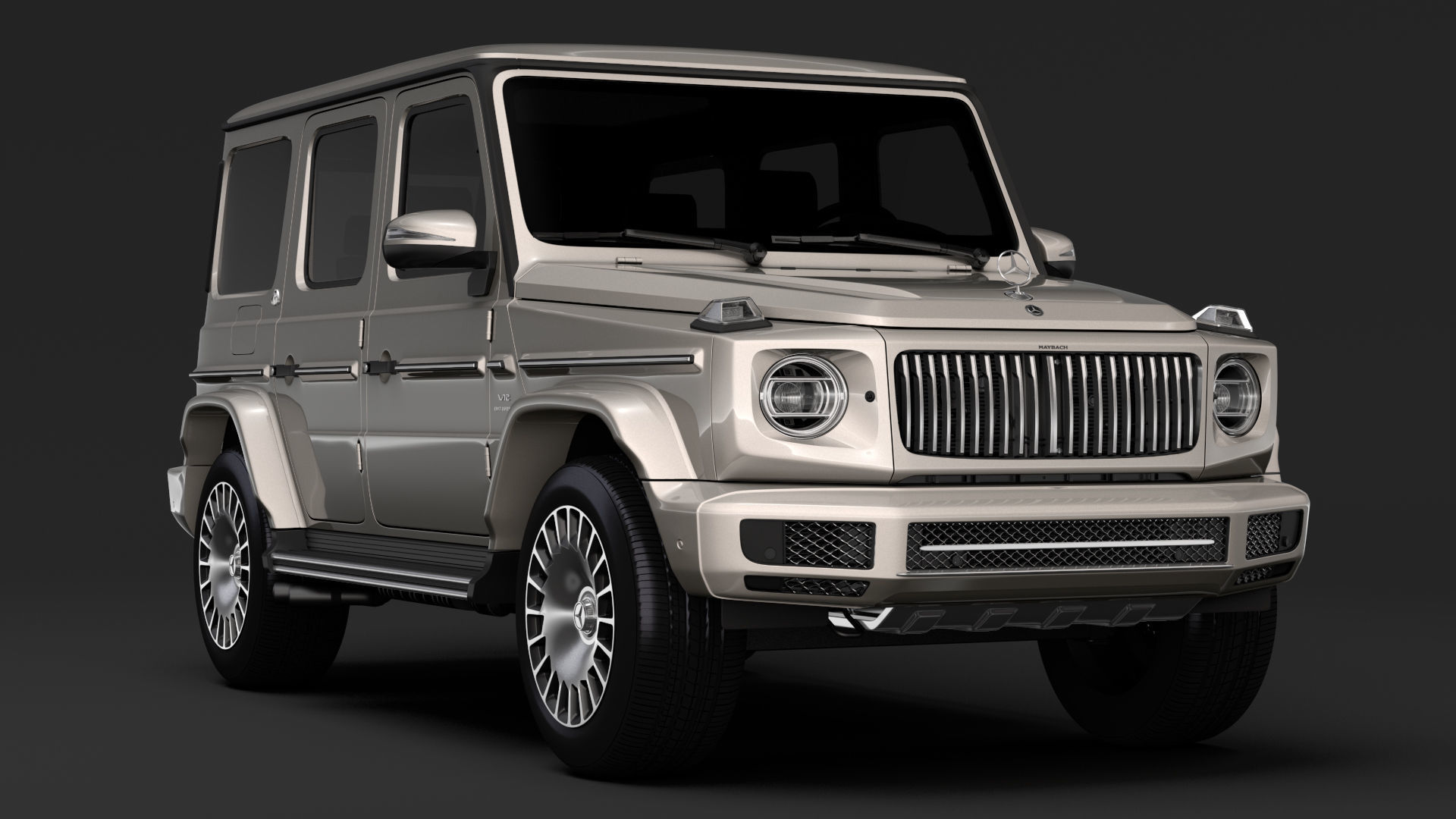 Mercedes Maybach G 600 W464 2019 3D model_4