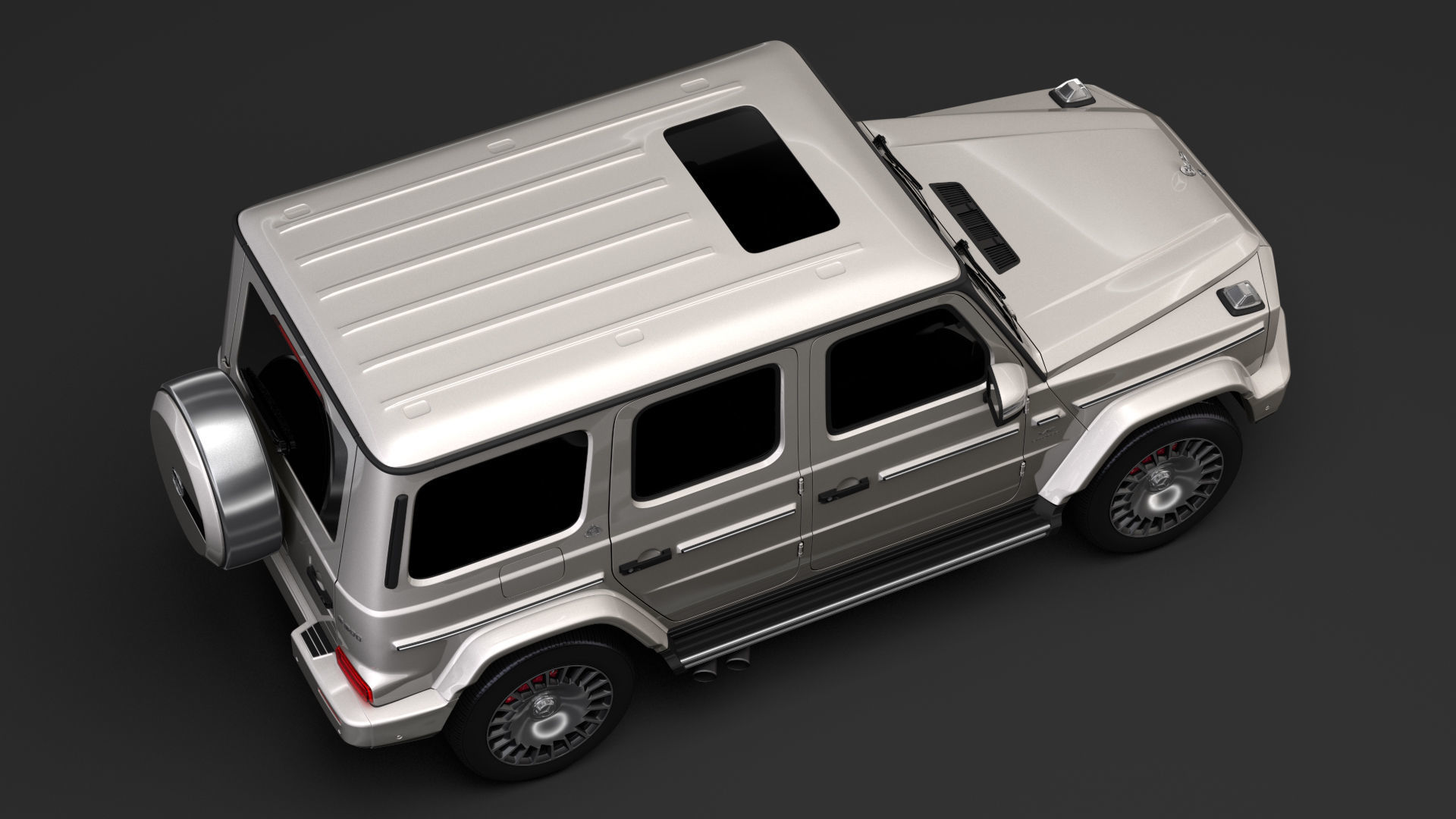 Mercedes Maybach G 600 W464 2019 3D model_3