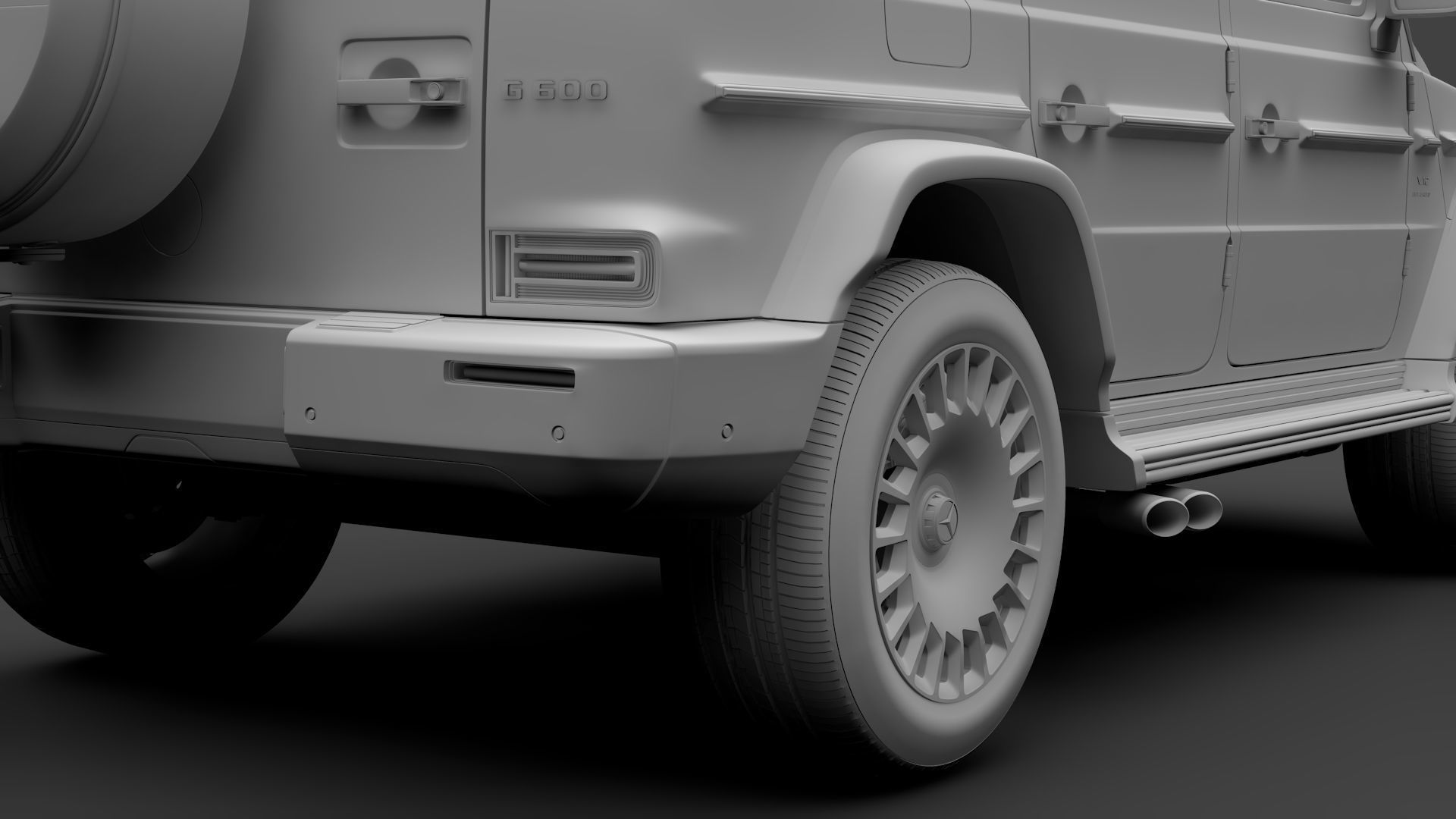 Mercedes Maybach G 600 W464 2019 3D model_13