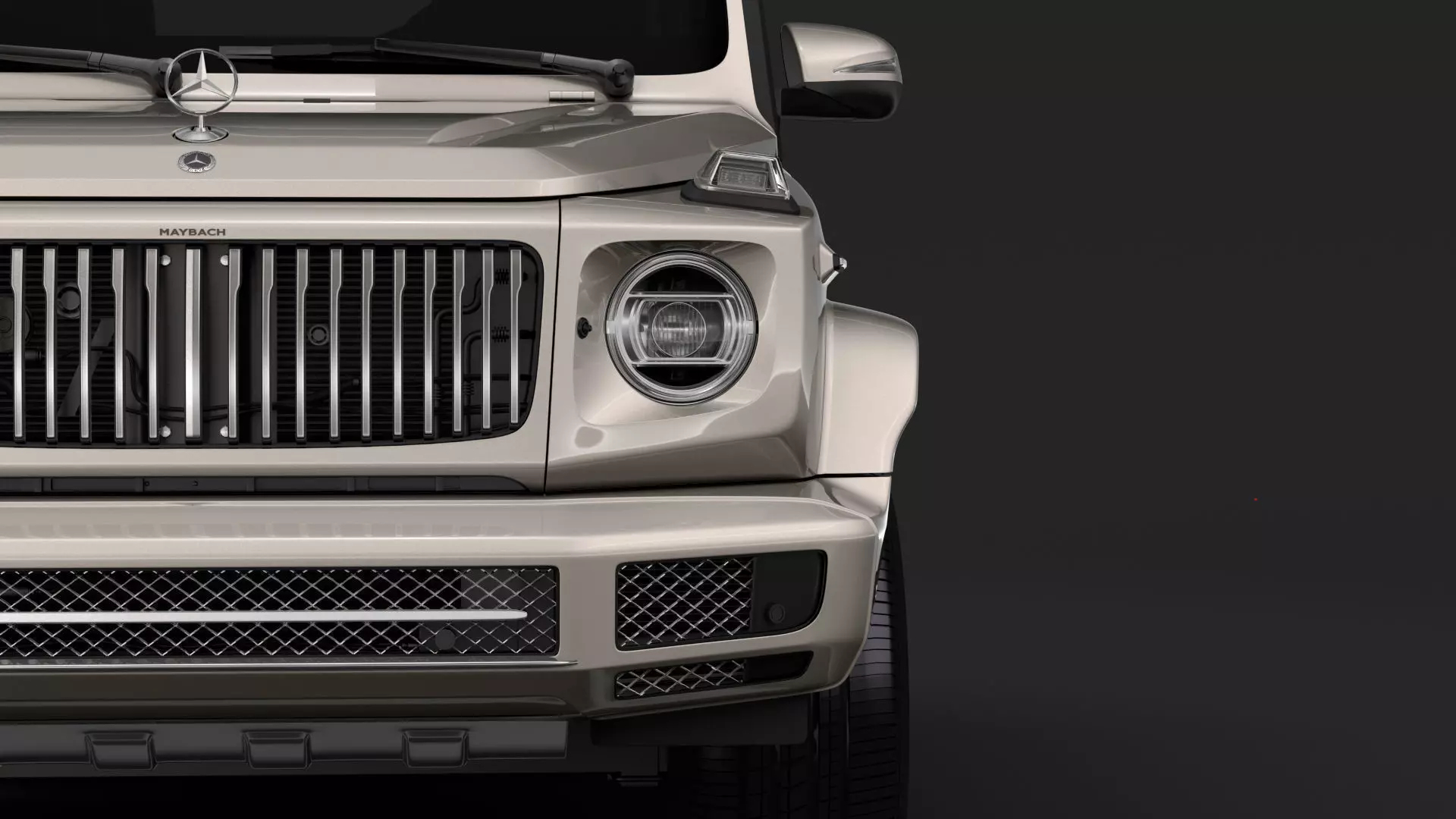 Mercedes Maybach G 600 W464 2019 3D model_0