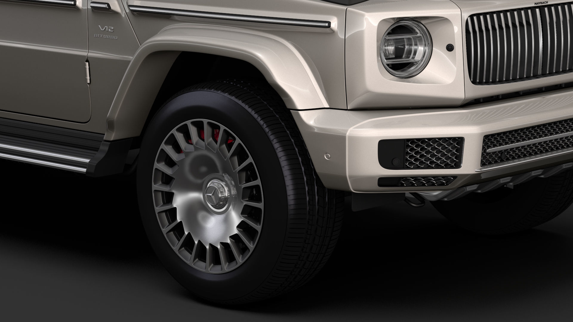 Mercedes Maybach G 600 W464 2019 3D model_2