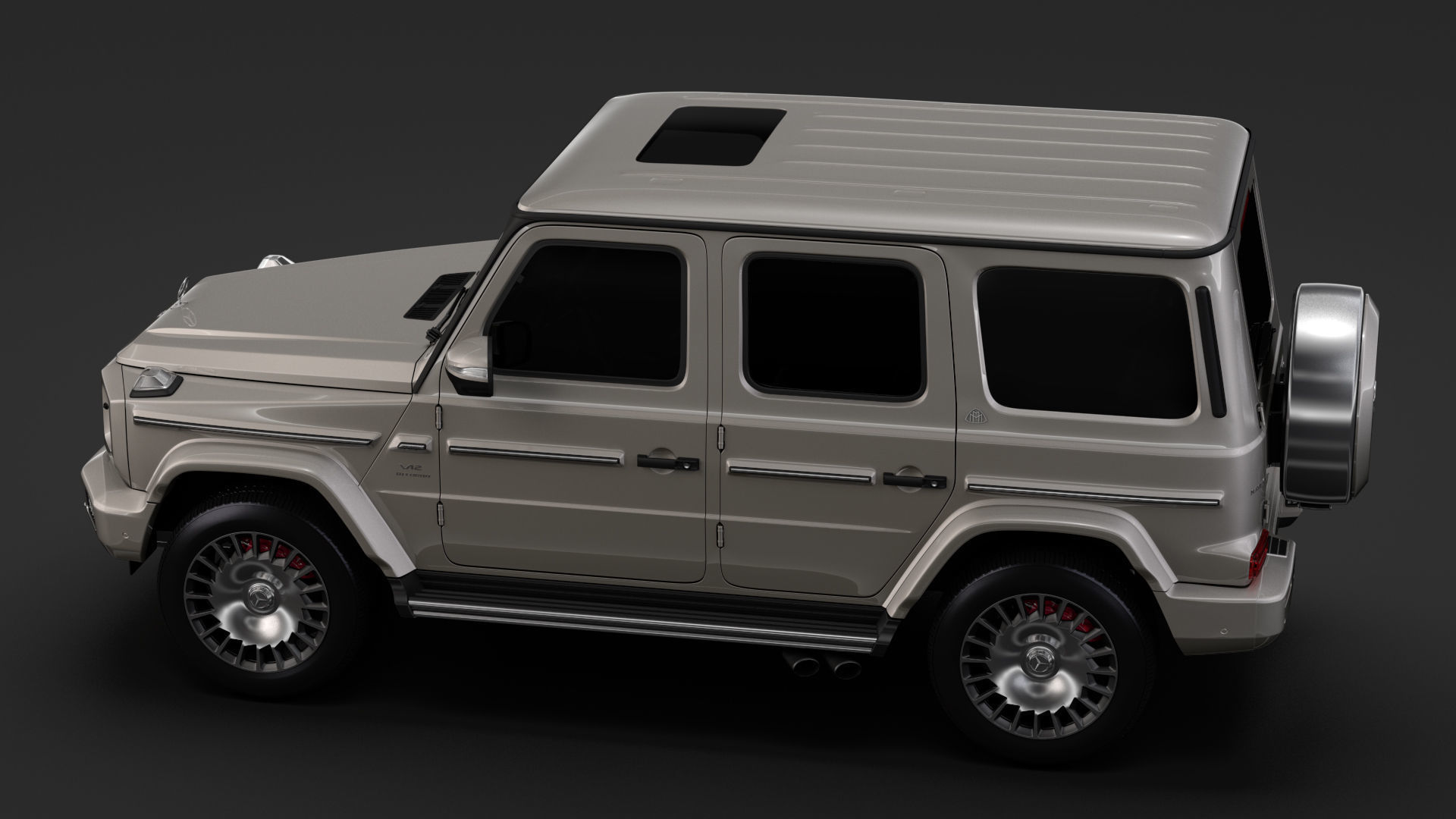 Mercedes Maybach G 600 W464 2019 3D model_10