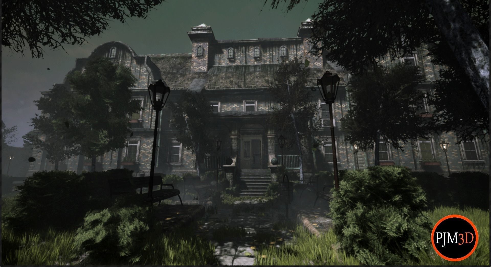 UE4-UE5 Psychiatric hospital package Modular V01 Updated 004 Low-poly 3D model_31