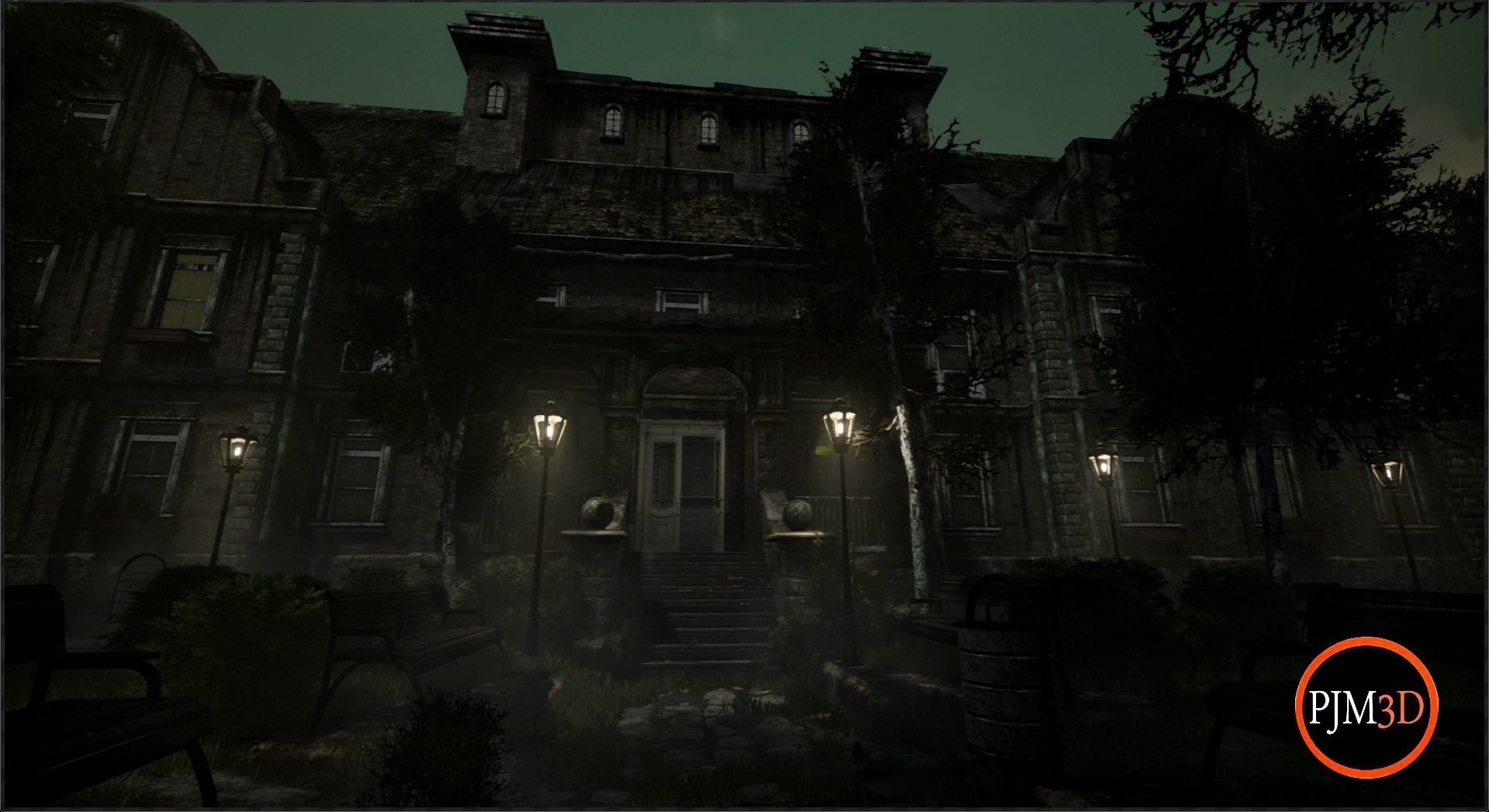 UE4-UE5 Psychiatric hospital package Modular V01 Updated 004 Low-poly 3D model_27