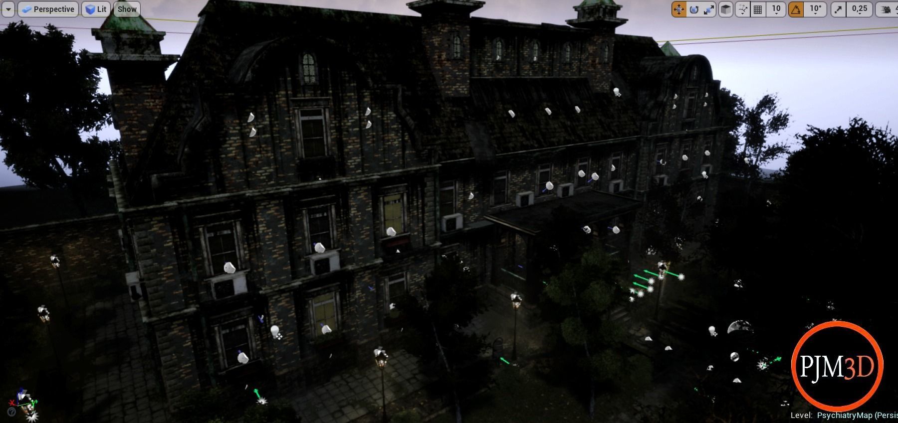 UE4-UE5 Psychiatric hospital package Modular V01 Updated 004 Low-poly 3D model_46