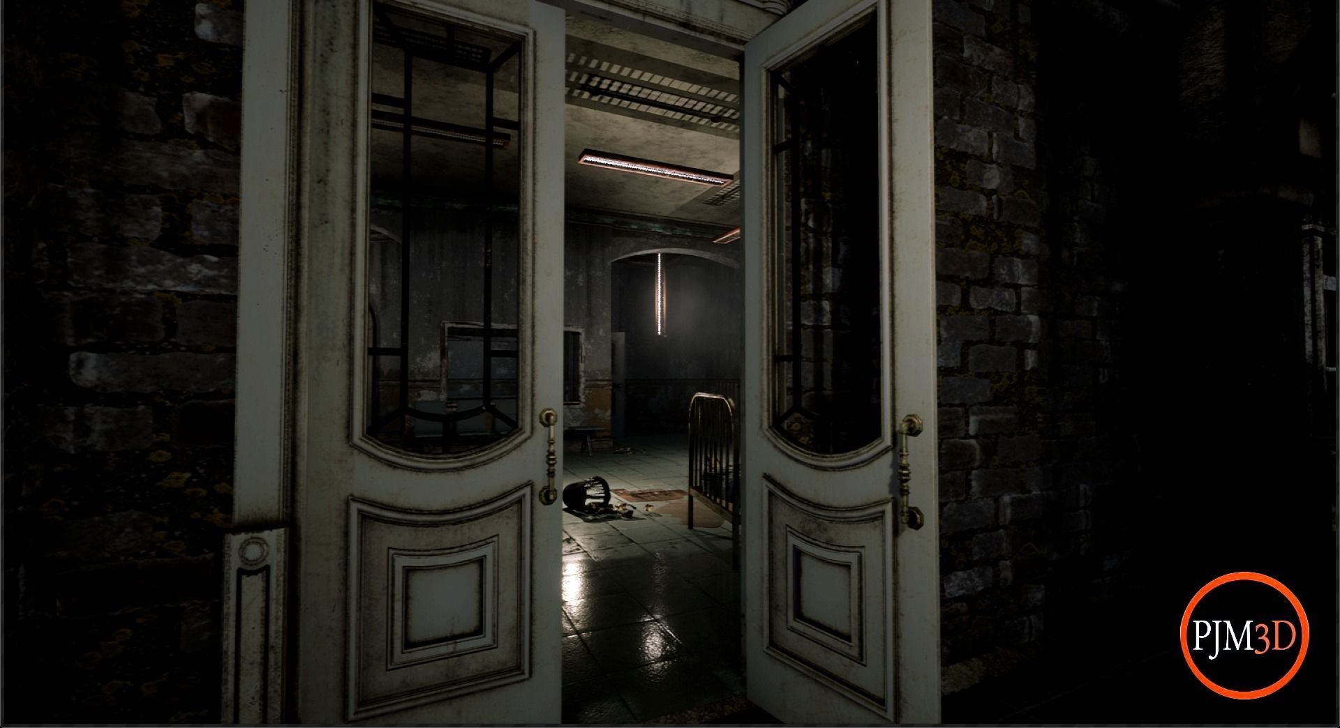 UE4-UE5 Psychiatric hospital package Modular V01 Updated 004 Low-poly 3D model_39