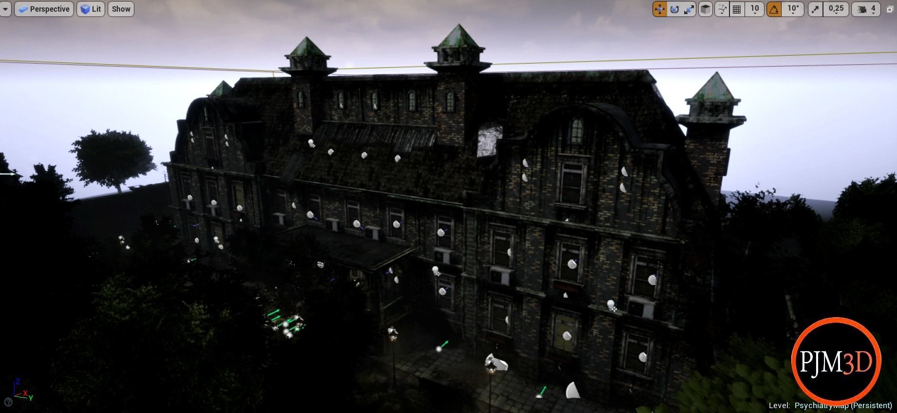 UE4-UE5 Psychiatric hospital package Modular V01 Updated 004 Low-poly 3D model_48