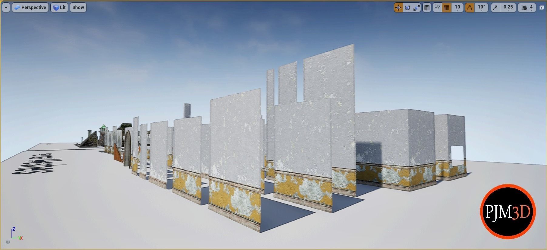 UE4-UE5 Psychiatric hospital package Modular V01 Updated 004 Low-poly 3D model_59