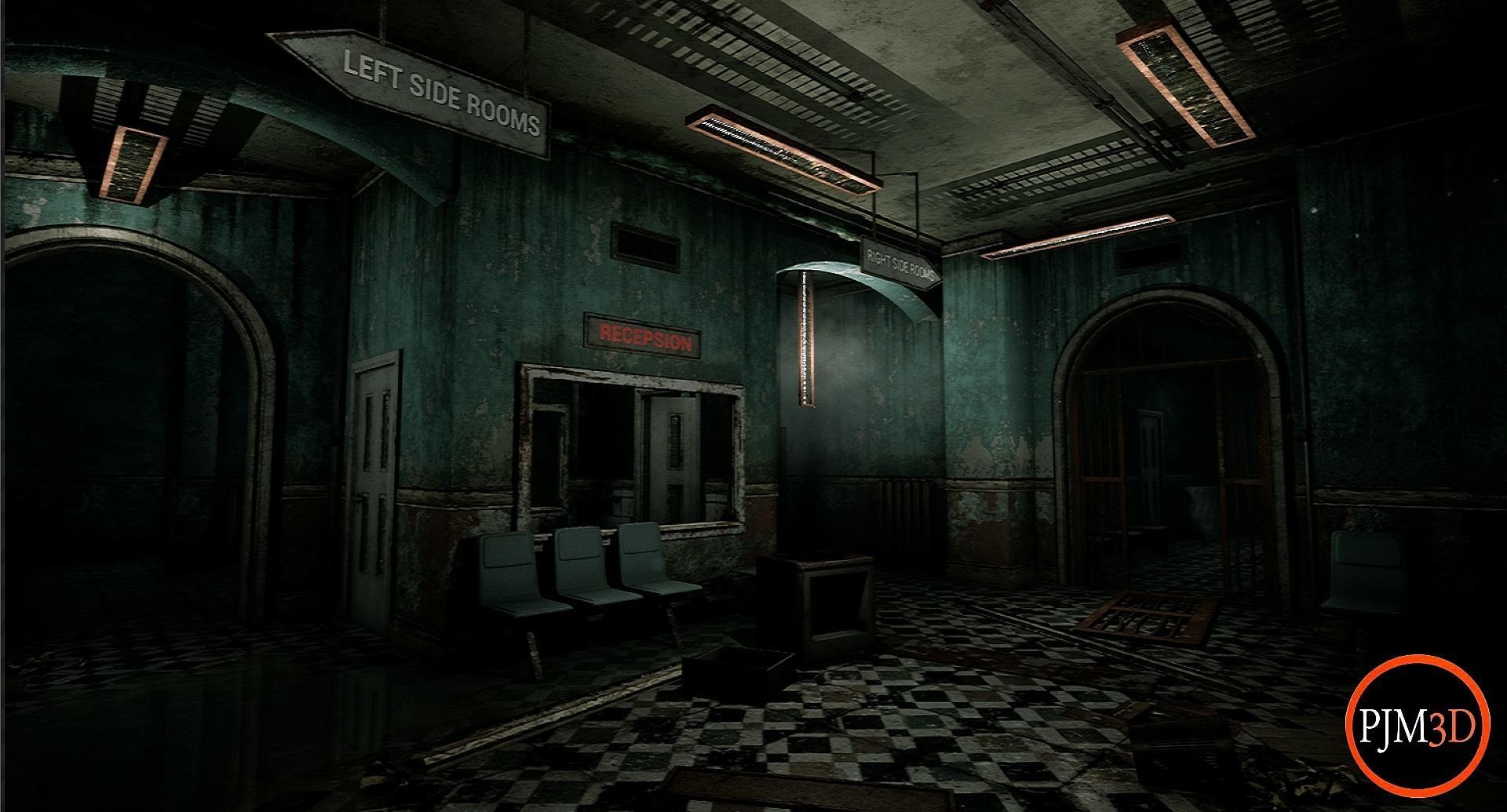 UE4-UE5 Psychiatric hospital package Modular V01 Updated 004 Low-poly 3D model_10
