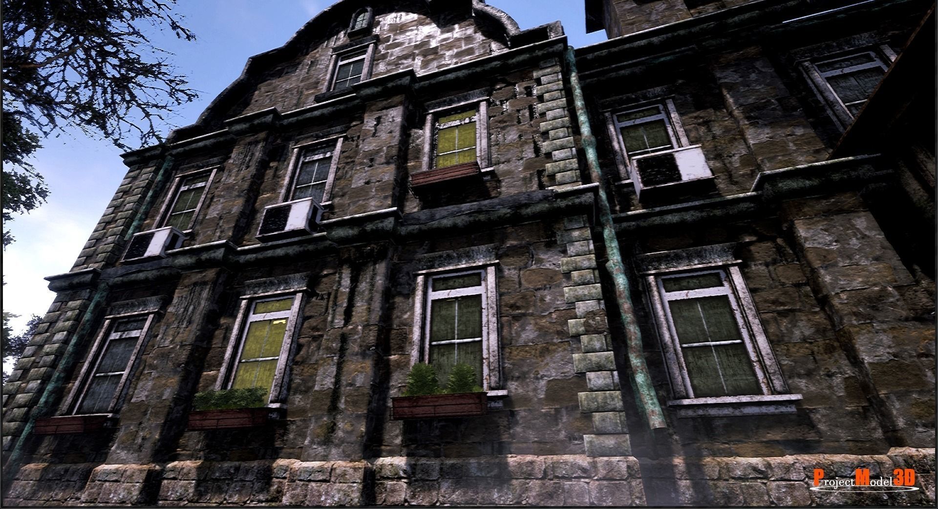 UE4-UE5 Psychiatric hospital package Modular V01 Updated 004 Low-poly 3D model_22