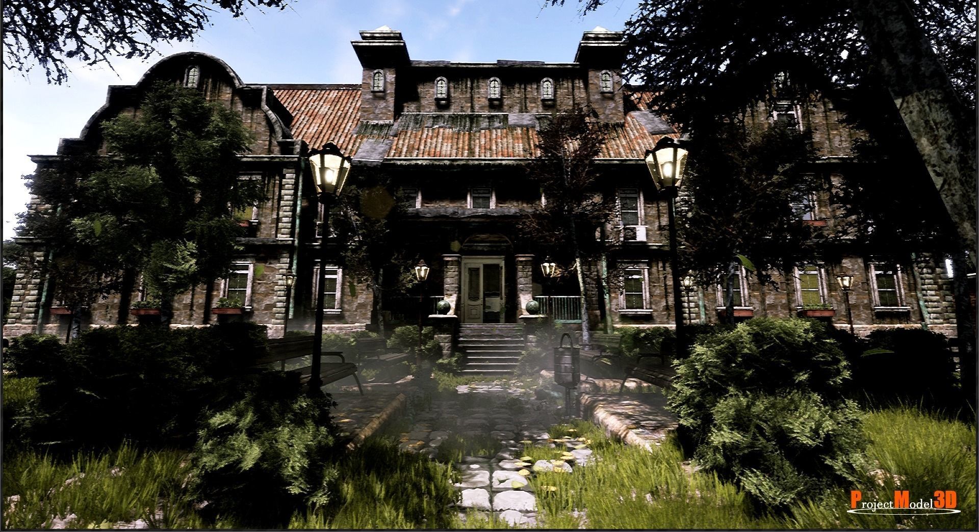 UE4-UE5 Psychiatric hospital package Modular V01 Updated 004 Low-poly 3D model_20