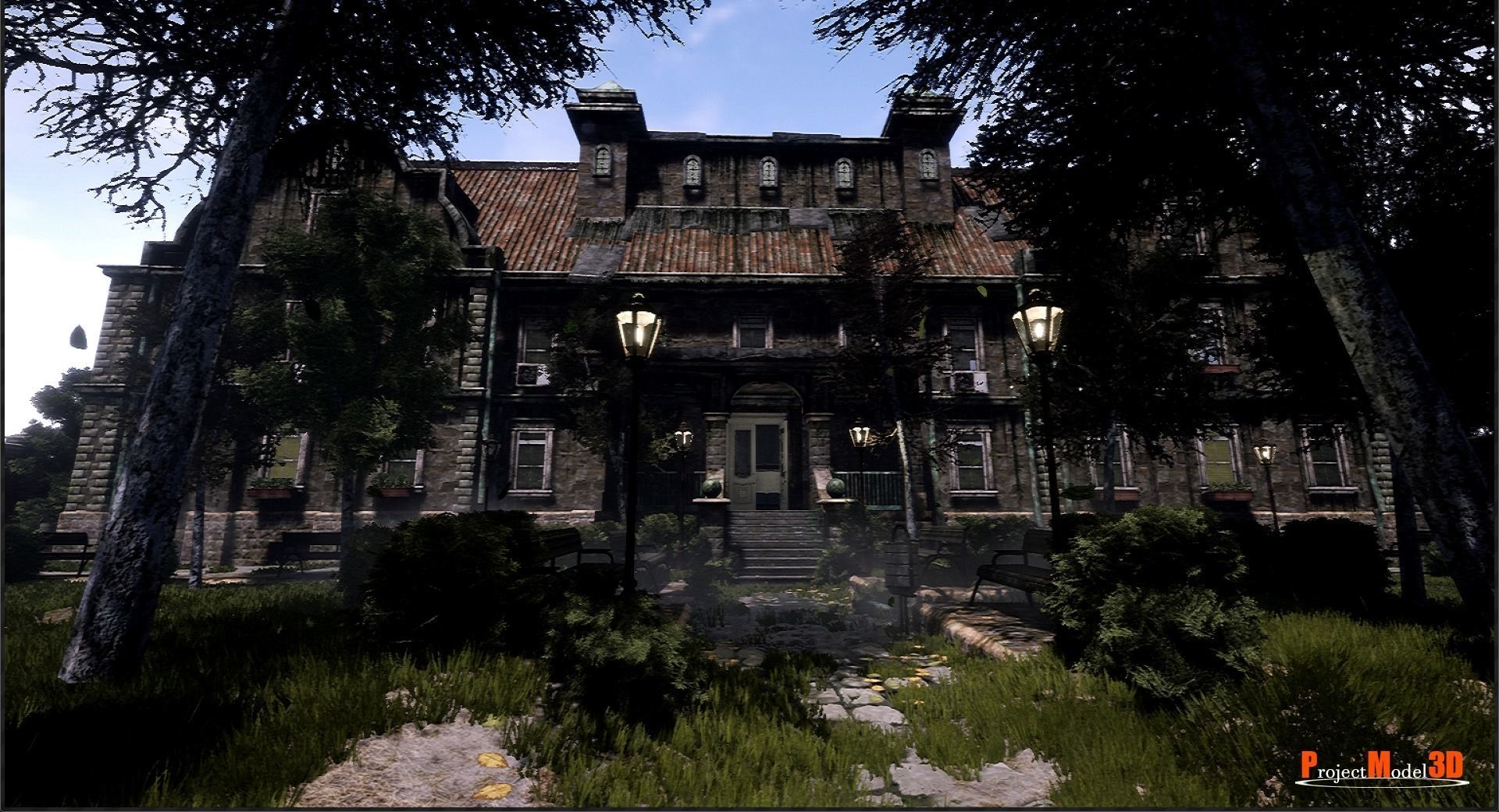 UE4-UE5 Psychiatric hospital package Modular V01 Updated 004 Low-poly 3D model_26