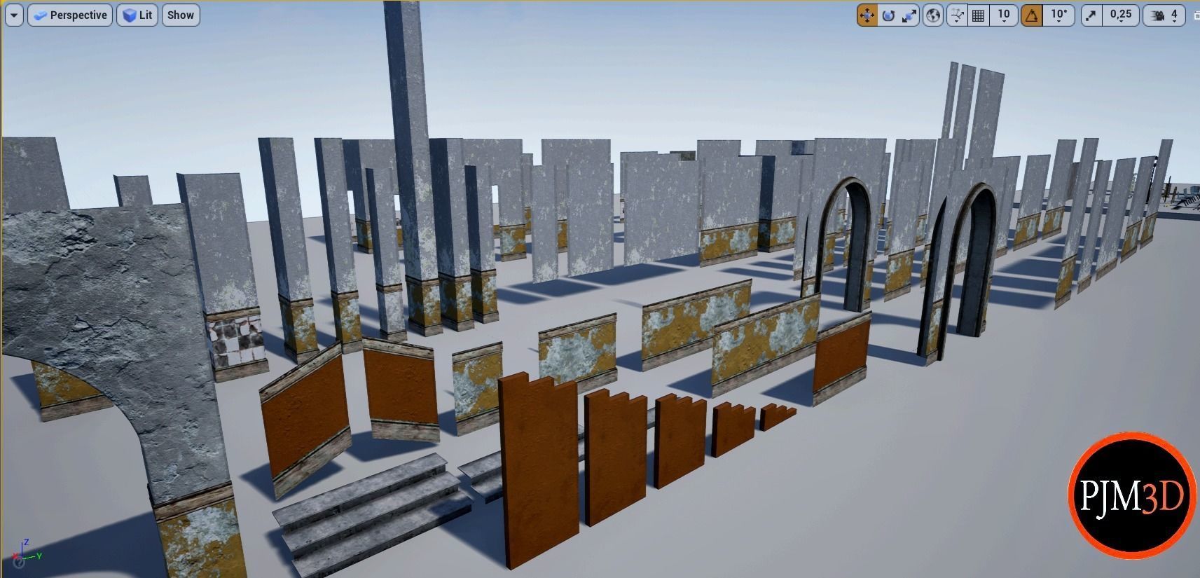 UE4-UE5 Psychiatric hospital package Modular V01 Updated 004 Low-poly 3D model_71