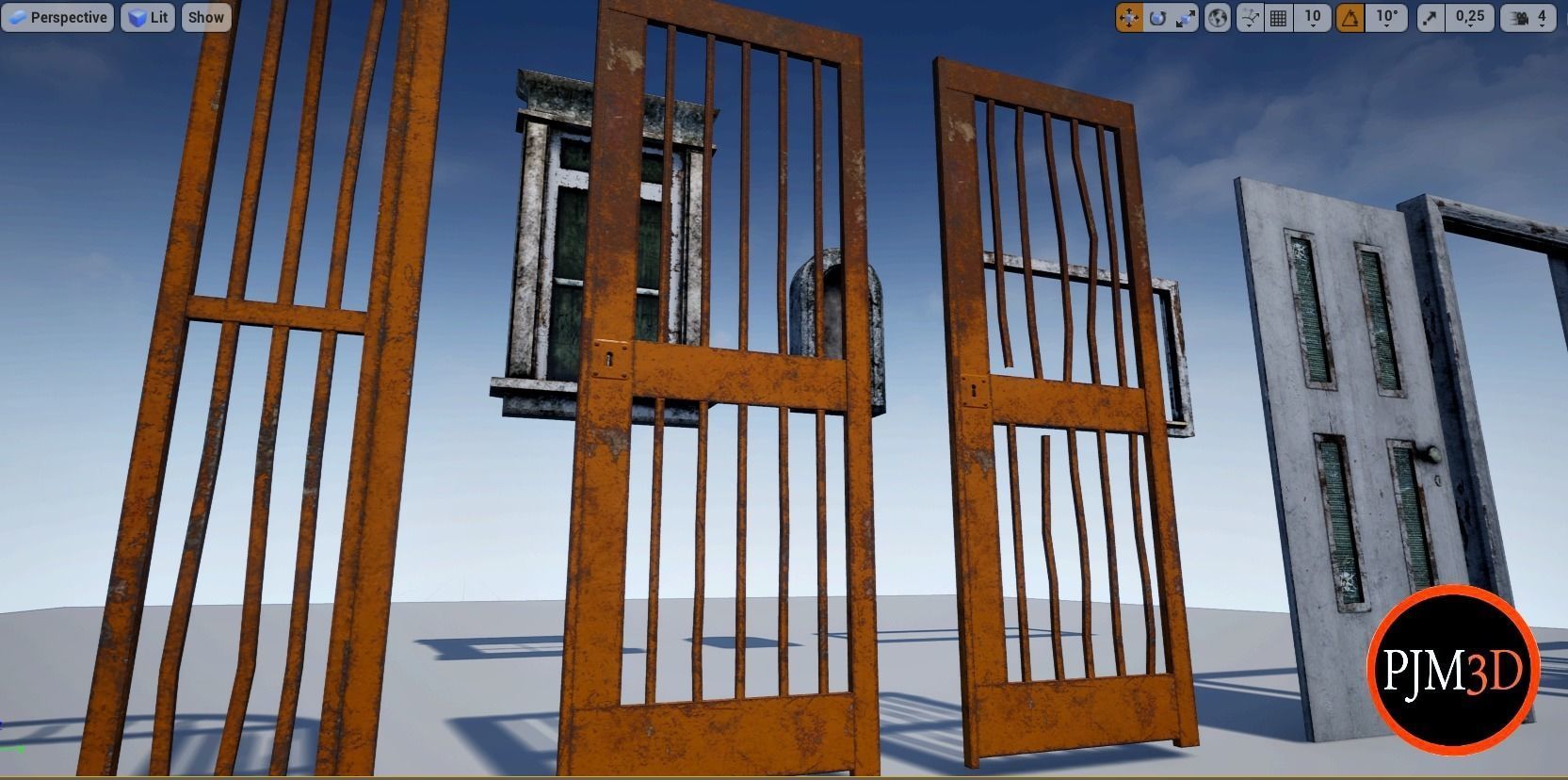UE4-UE5 Psychiatric hospital package Modular V01 Updated 004 Low-poly 3D model_72