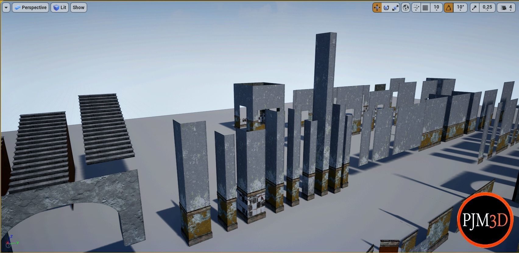 UE4-UE5 Psychiatric hospital package Modular V01 Updated 004 Low-poly 3D model_66