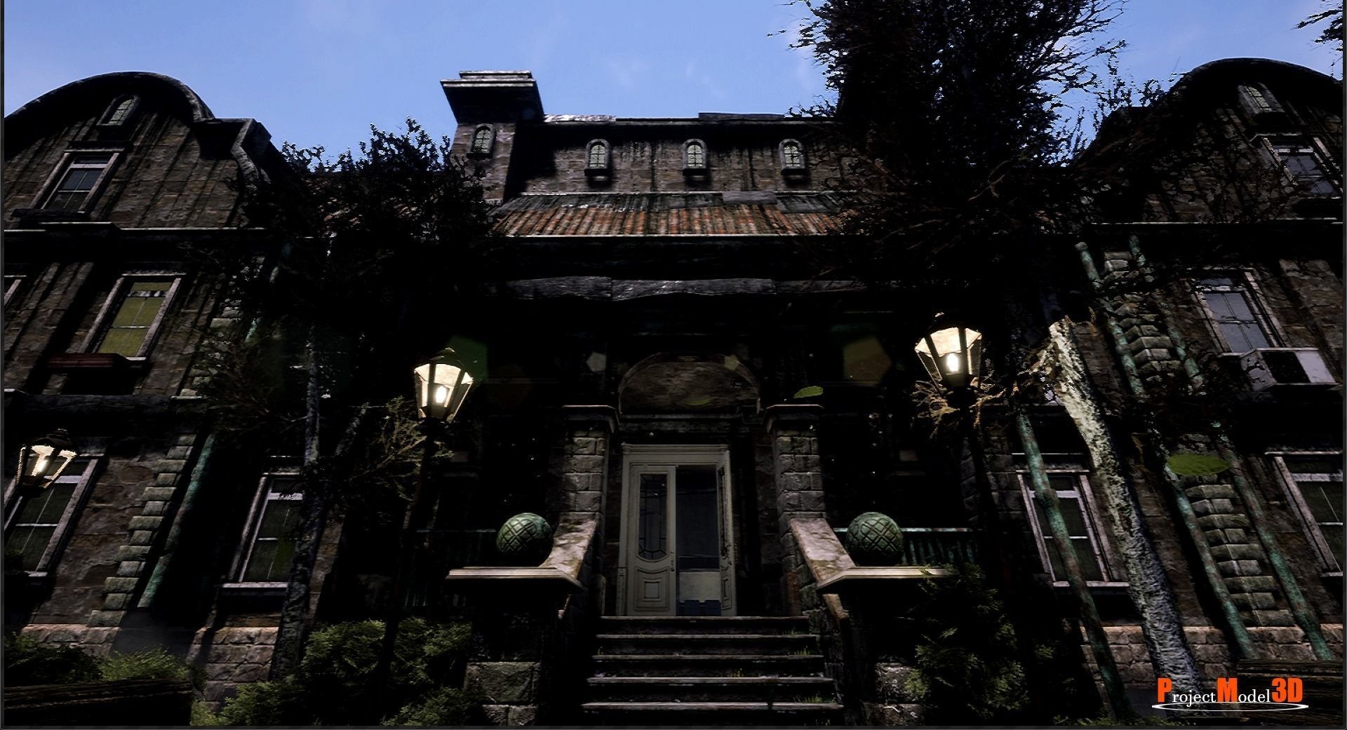 UE4-UE5 Psychiatric hospital package Modular V01 Updated 004 Low-poly 3D model_23