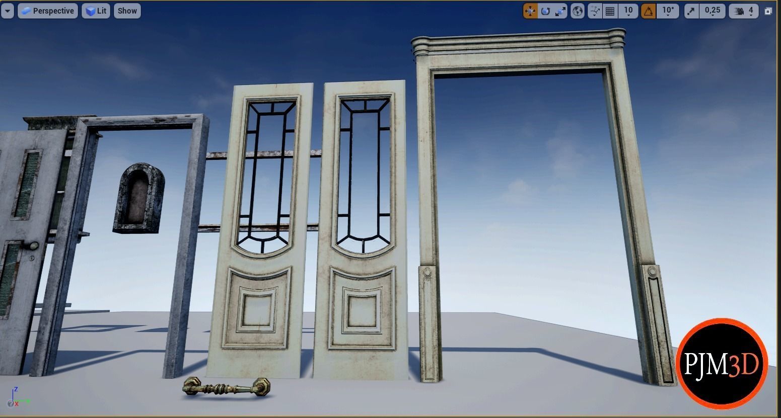 UE4-UE5 Psychiatric hospital package Modular V01 Updated 004 Low-poly 3D model_70