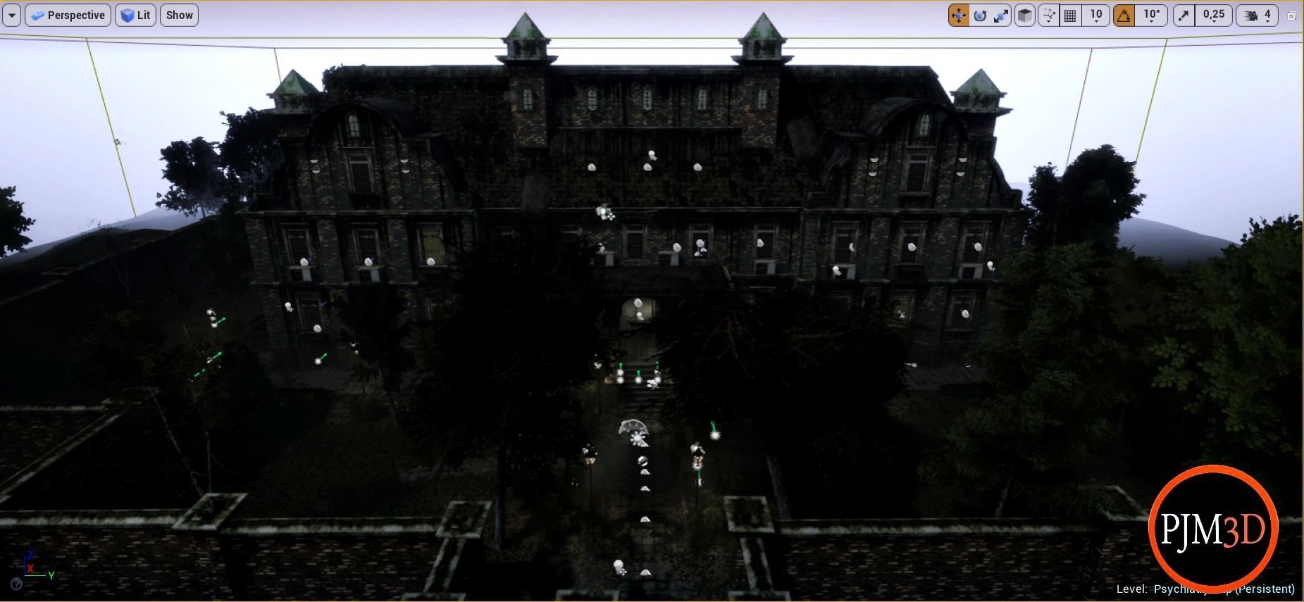UE4-UE5 Psychiatric hospital package Modular V01 Updated 004 Low-poly 3D model_47