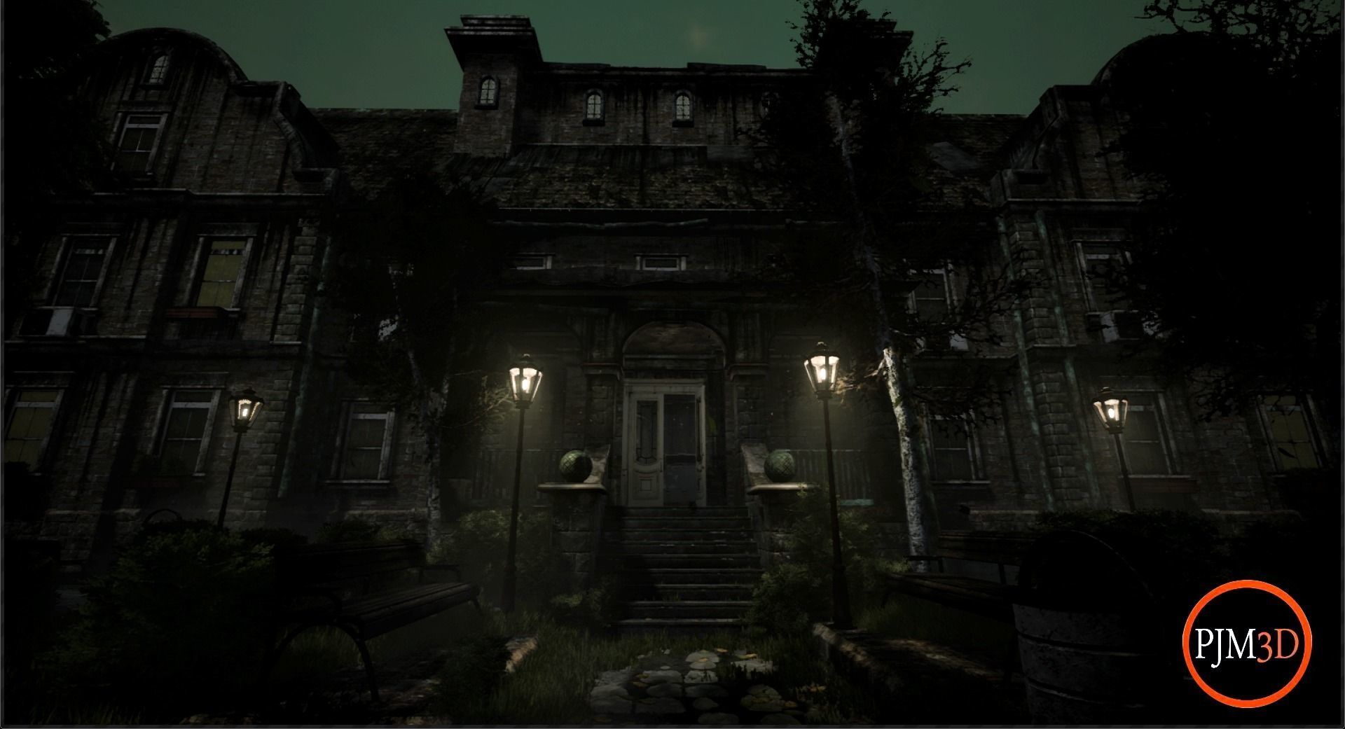 UE4-UE5 Psychiatric hospital package Modular V01 Updated 004 Low-poly 3D model_37