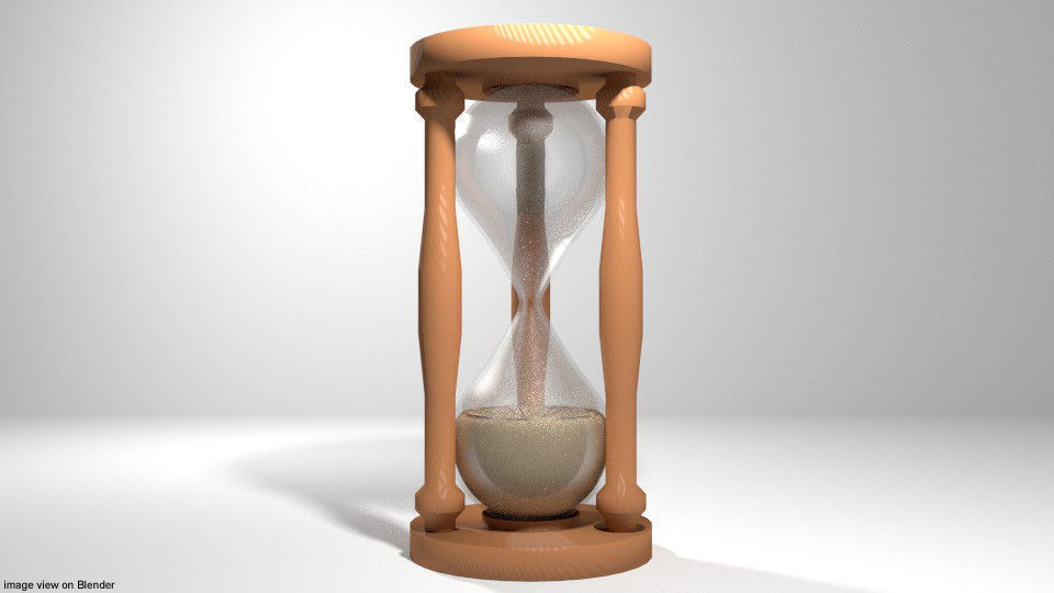 Hourglass - Type 1 3D model_1