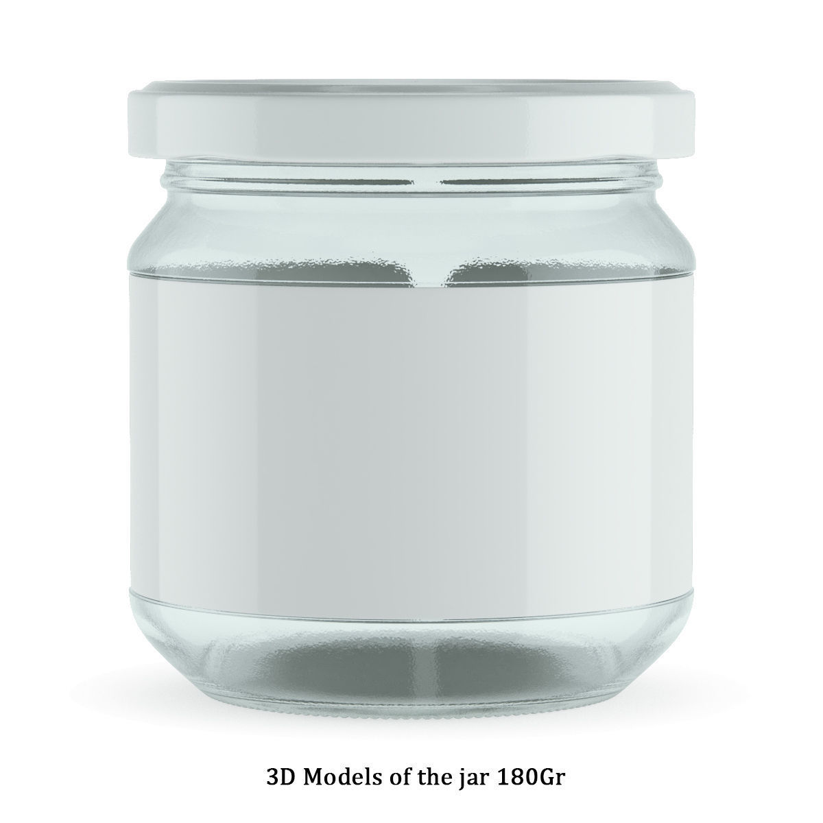 3D model of the jar 180Ml  3D model_1