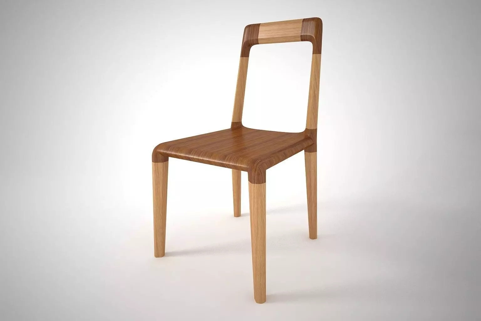 01 WOOD CHAIR DINNING TABLE 3D model