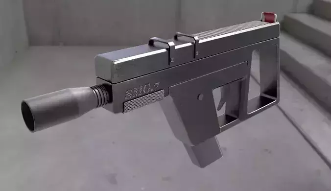 smg 7 hand gun Free 3D model