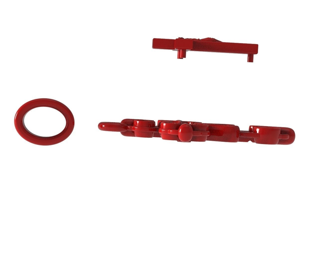 Cross with a crucifix in gold 350 3D print model_10