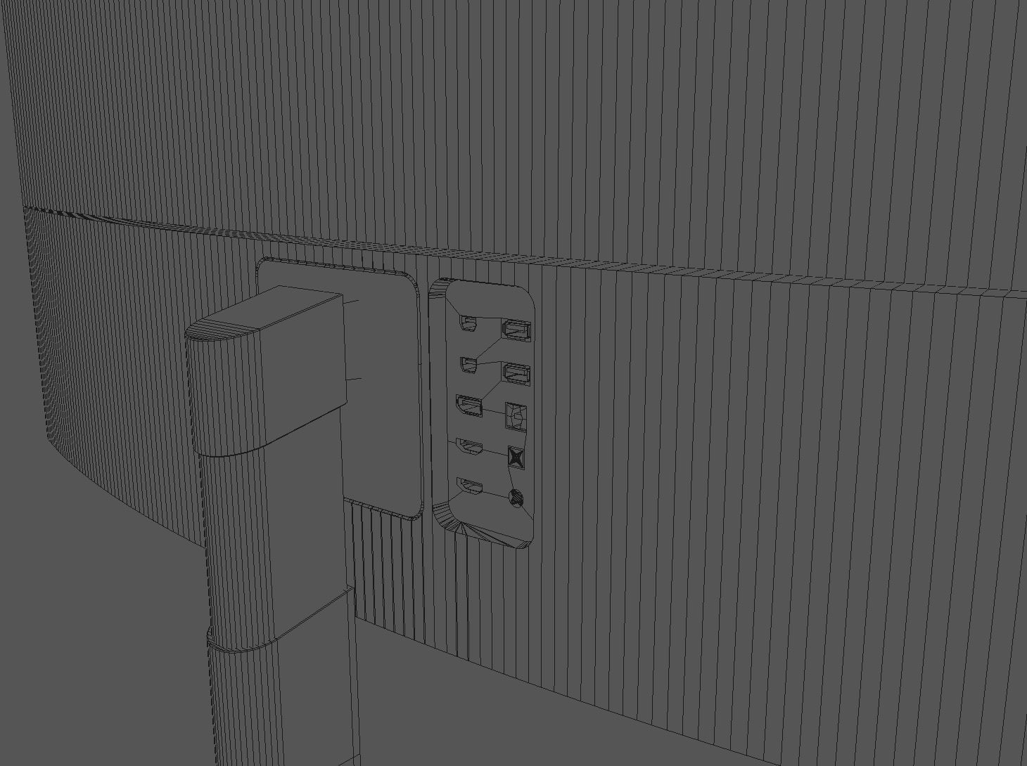 LG 34UC99 Curved Ultrawide 3D model_11