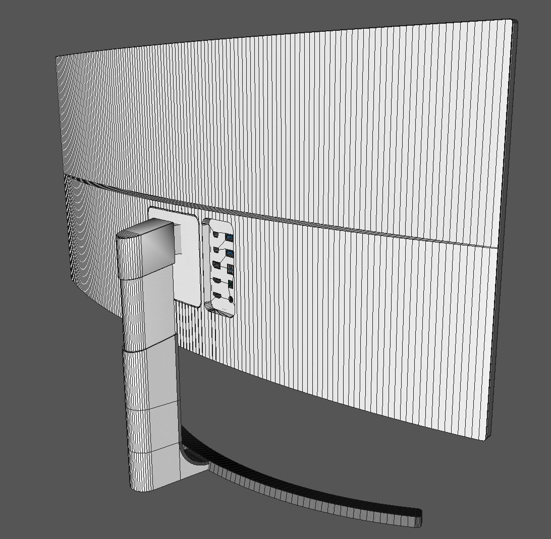 LG 34UC99 Curved Ultrawide 3D model_9