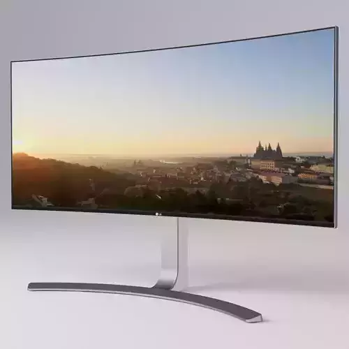 LG 34UC99 Curved Ultrawide 3D model