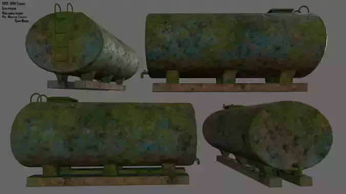 tanker 2 old tank with moss