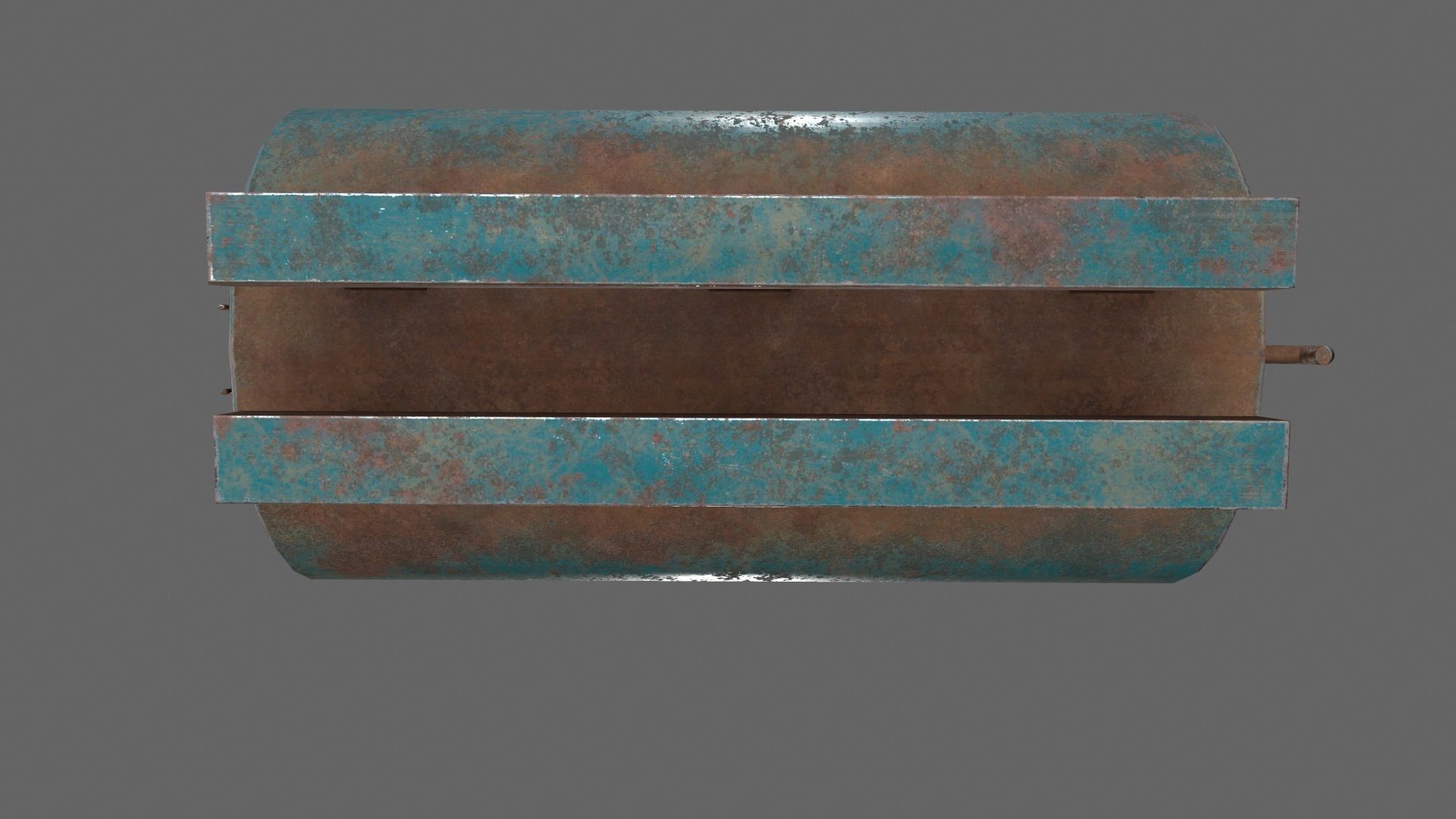 tanker metal tank Low-poly 3D model_10