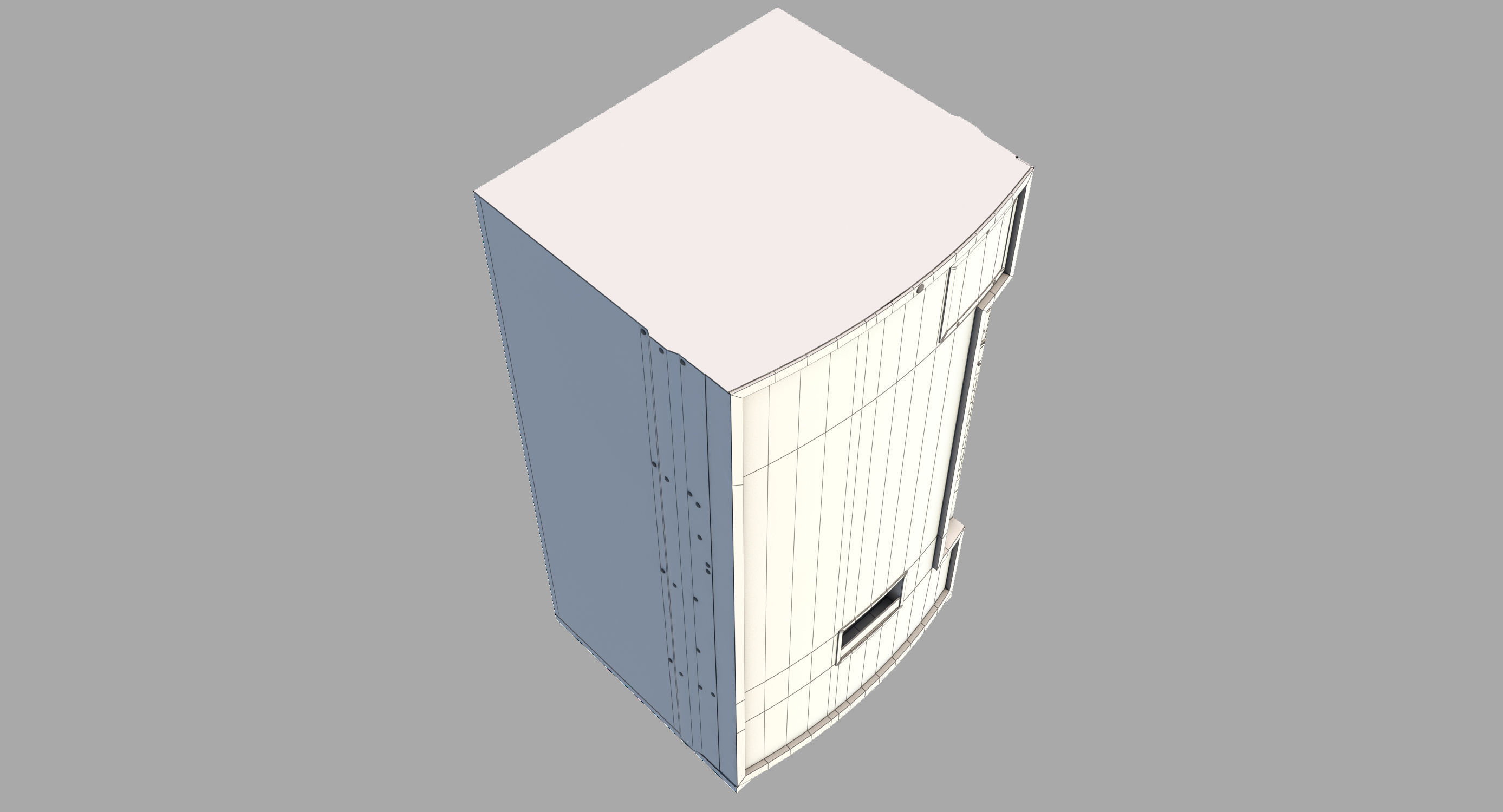 Soda Vending Machine Low-poly 3D model_13