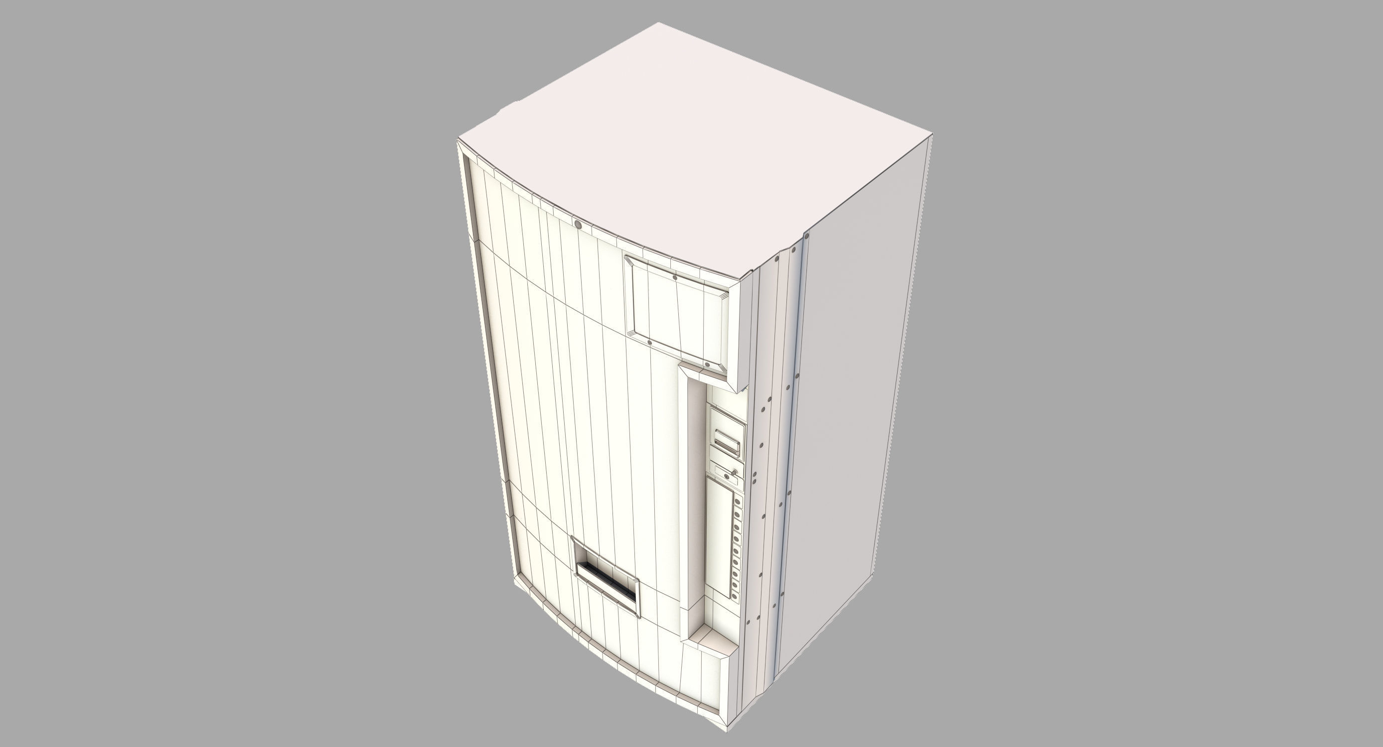 Soda Vending Machine Low-poly 3D model_14