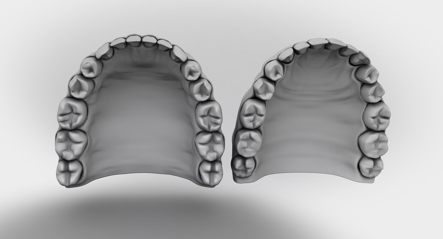 Denture tooth 3D model_7