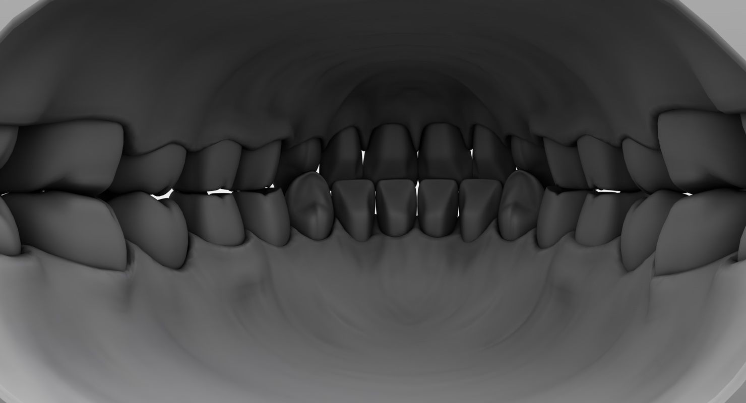 Denture tooth 3D model_21
