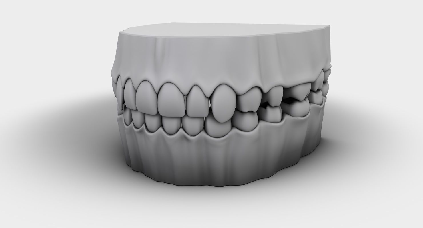 Denture tooth 3D model_20