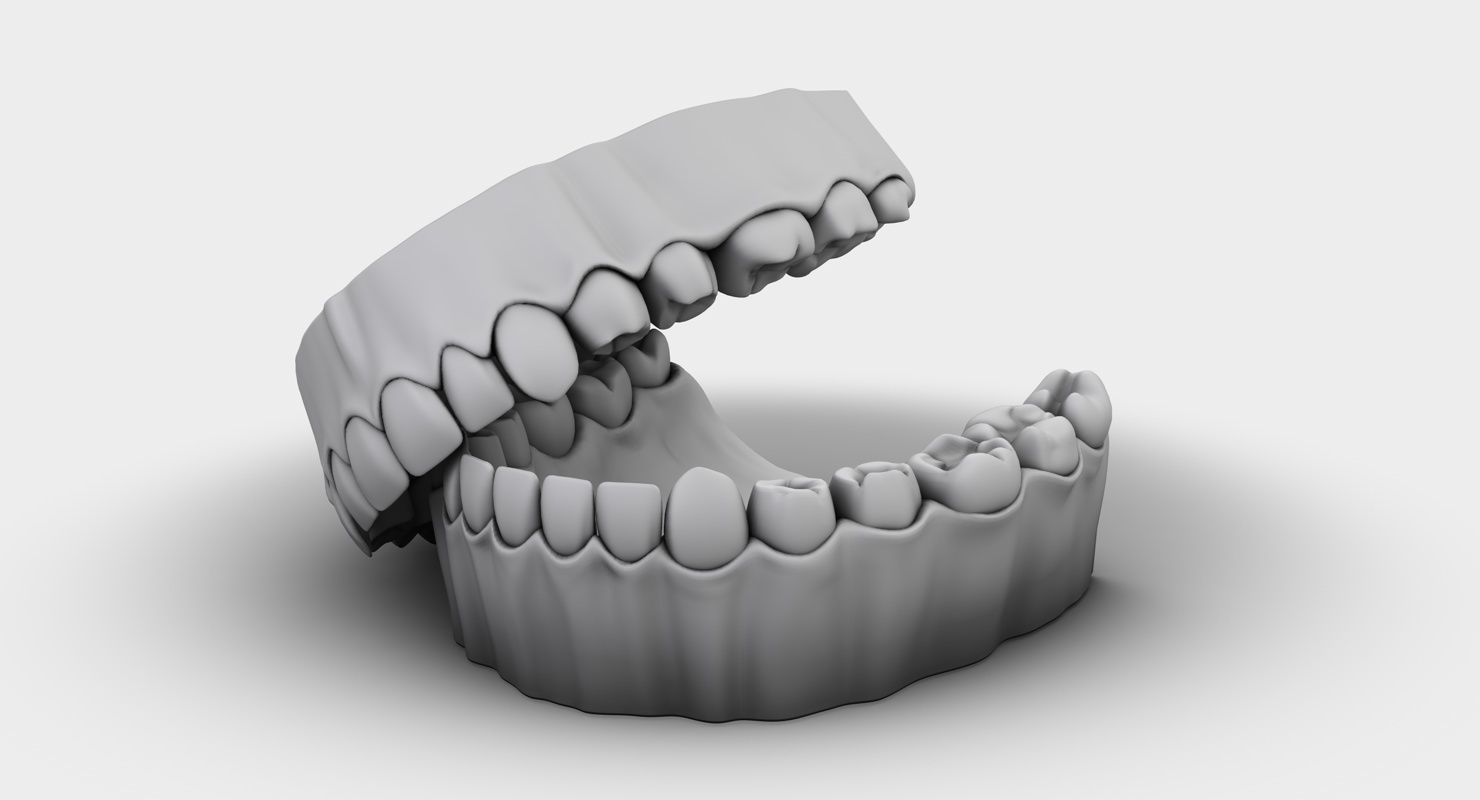 Denture tooth 3D model_15