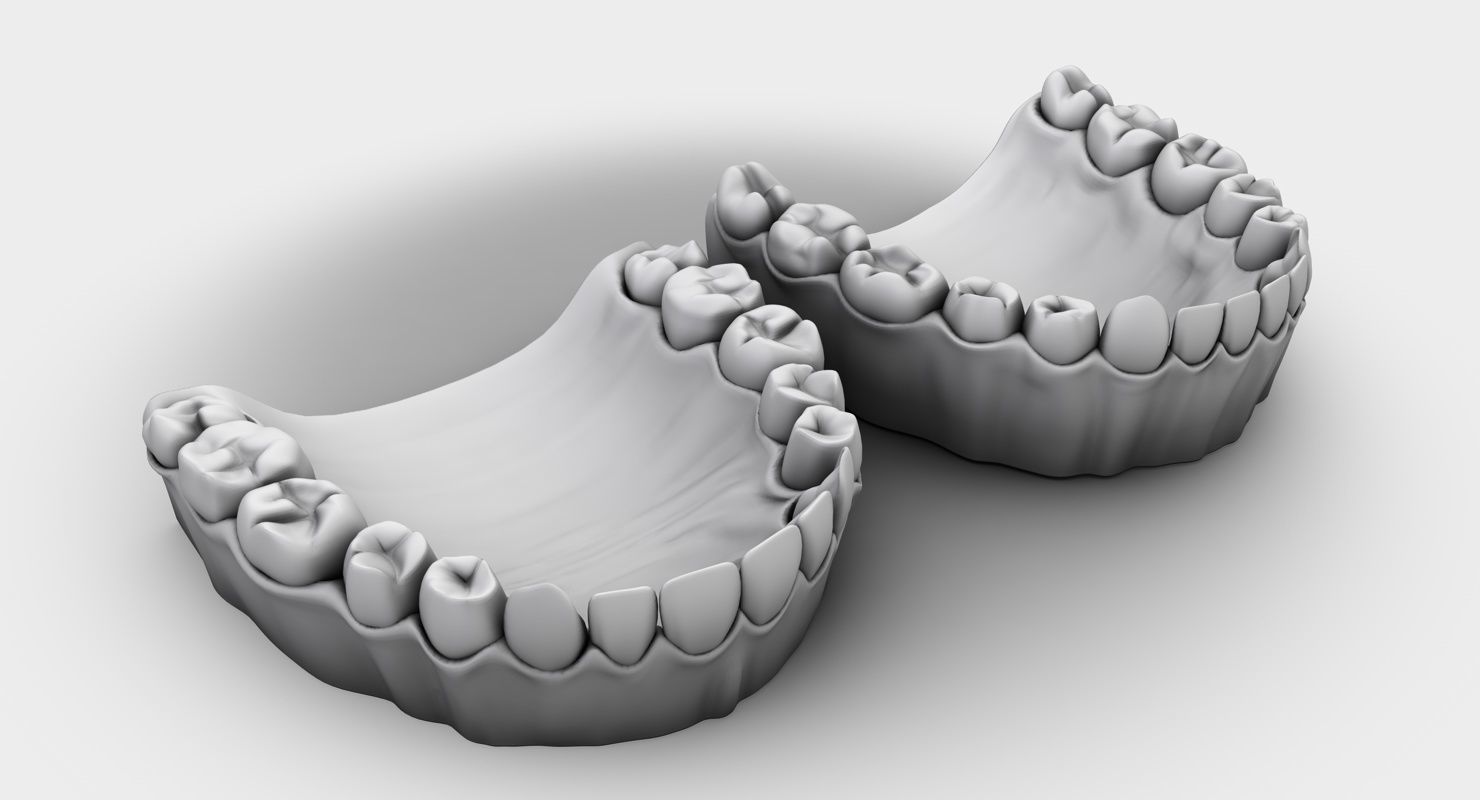 Denture tooth 3D model_18