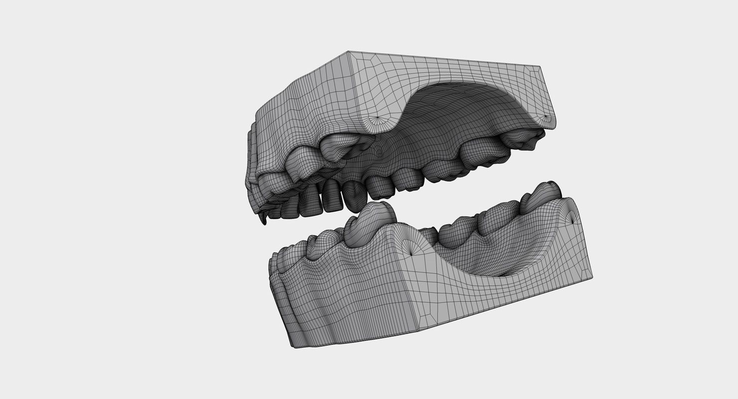Denture tooth 3D model_22