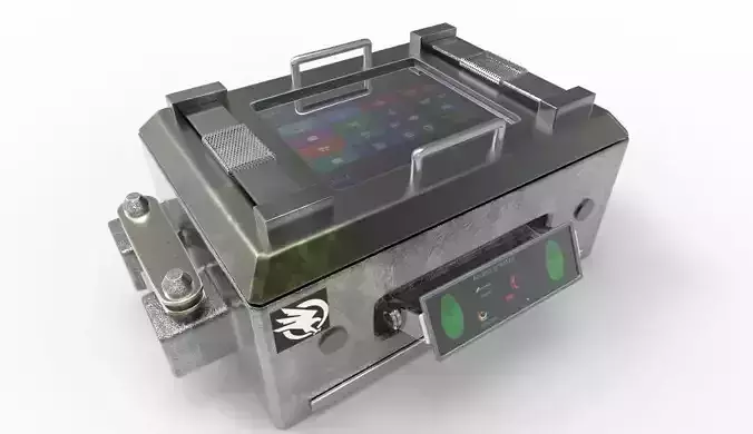 weapon case fingerprint Free 3D model