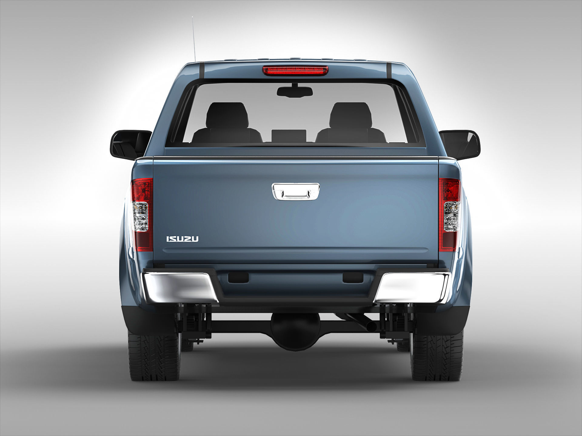 Isuzu D-Max Crew Cab 2004 - 2011 3D model_5