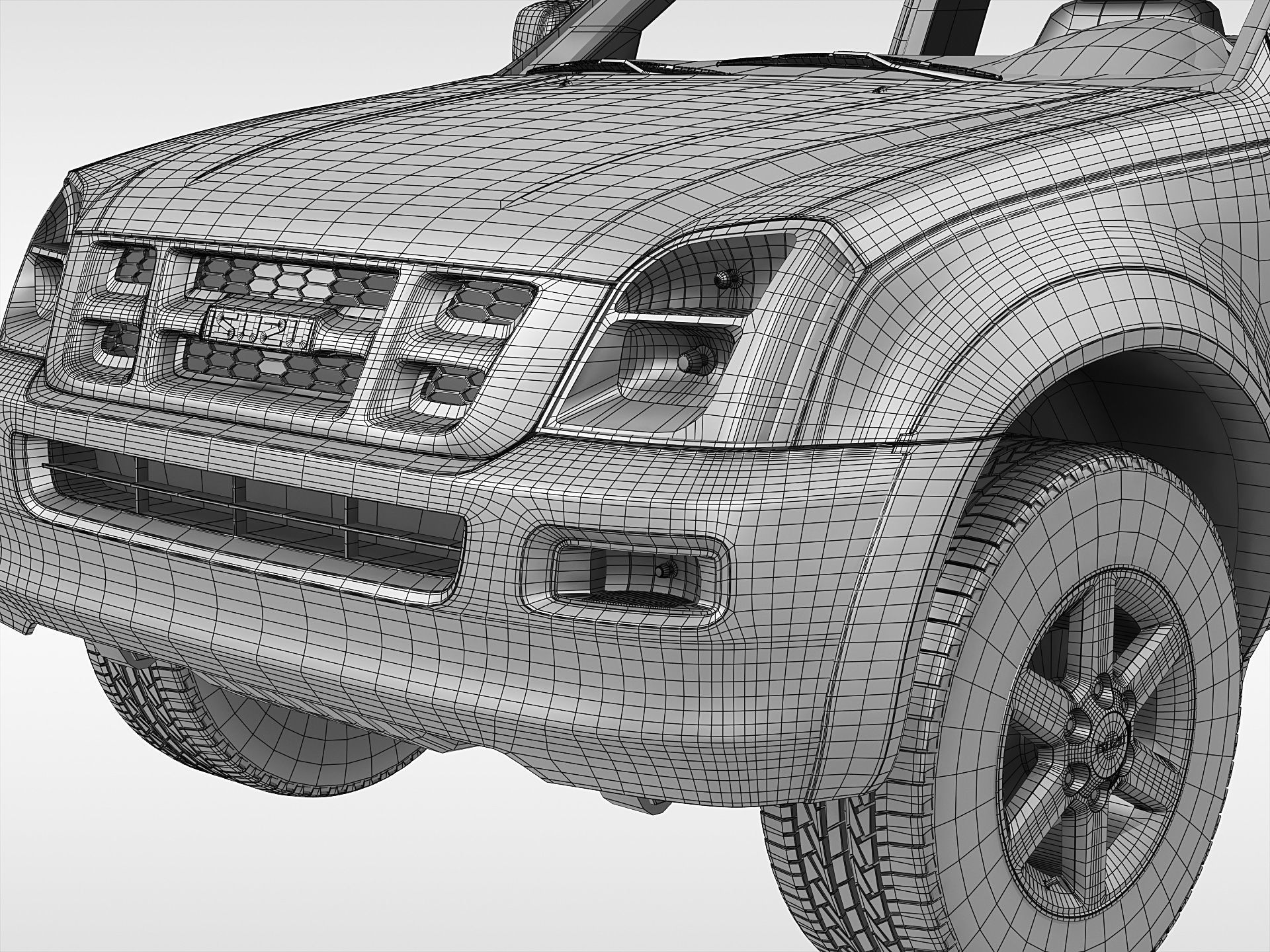 Isuzu D-Max Crew Cab 2004 - 2011 3D model_14