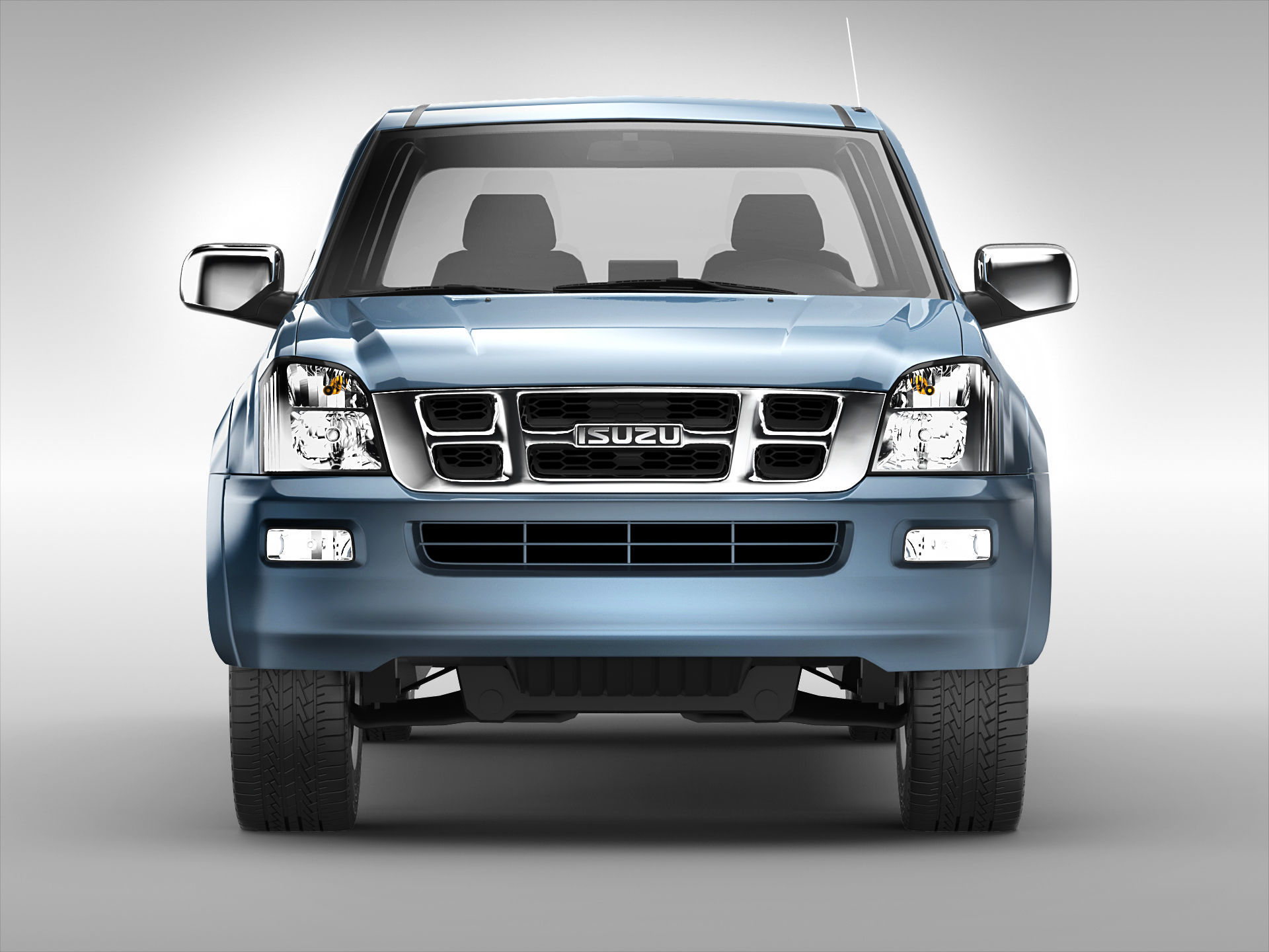 Isuzu D-Max Crew Cab 2004 - 2011 3D model_4