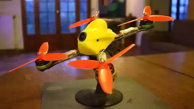 Canopy for QAV-XS racing quadcopter 3D print model