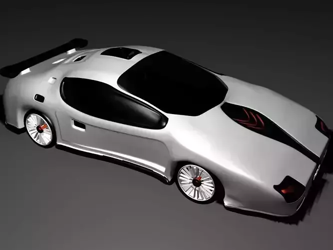 car sport Free low-poly 3D model