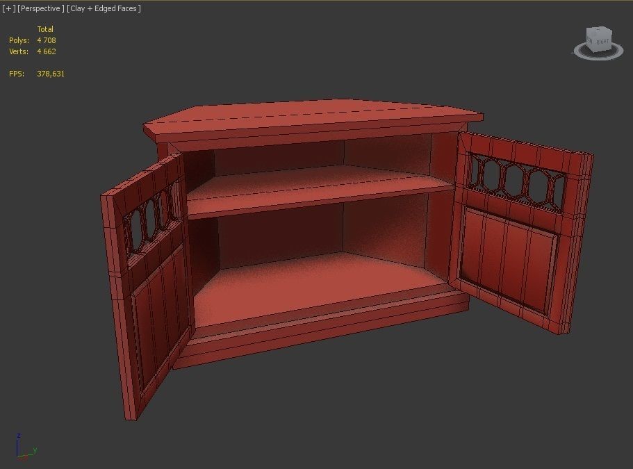 Dining Room Pack Low-poly 3D model_24